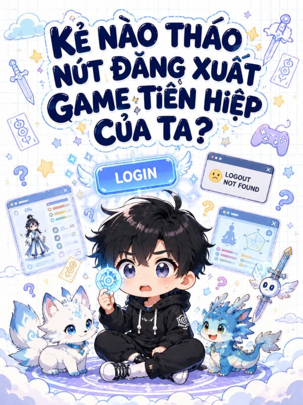 Kẻ Nào Tháo Nút Đăng Xuất Game Tiên Hiệp Của Ta?